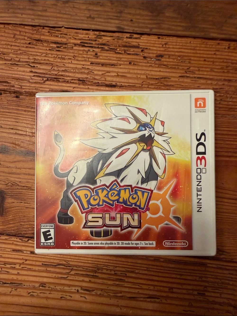 Nintendo Pokémon Sun 3DS - Orange & White Cover